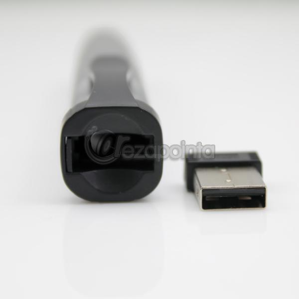プレゼンテーションポインター ミニレッドレーザー USB リモートコントロール　ブラック