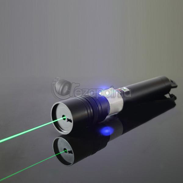 星空観察 緑色 200mWレーザーポインター レーザー懐中電灯　点火 焦点調節可　野外での照明、指示、救急信号など