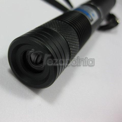 ハイパワー5in1レーザー指示棒 高出力青色光レーザーポインター 電池・充電器・レーザー保護メガネ入り 高級アルミボックス包装 【ボディーカラー：ブラック 全5色選べる】