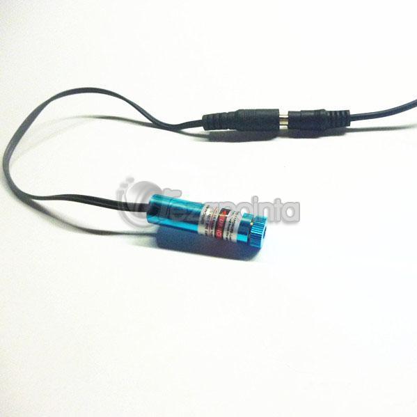 100mWレーザーモジュール 青紫色 ブルーバイオレットレーザーモジュール レーザーポインター　出力パワー調整可能　リモコン付き
