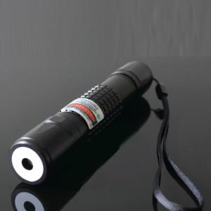 200mW 懐中電灯式レッドレーザーポインター 防水　焦点調整機能付き　ブラック