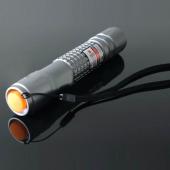 出力 200mW レッドレーザーポインター  レーザー懐中電灯　防水 調焦 点火可能