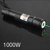 超高出力防水レーザーポインター 1000mWグリーンレーザー指示器 20M防水可能 ブラック